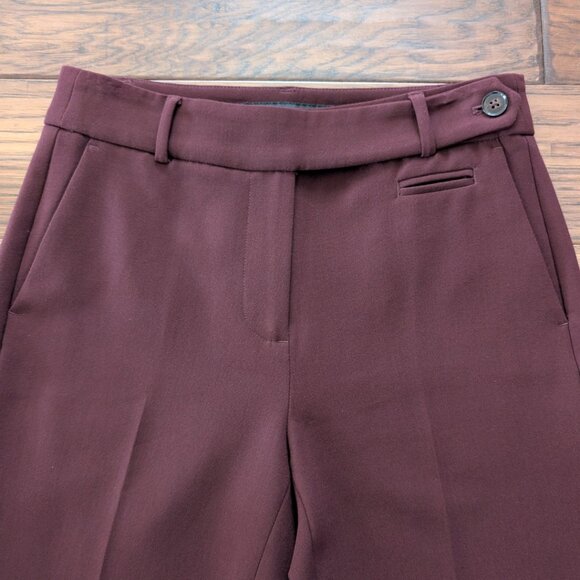 RW&CO brown chocolate plum dress pants size 0 - Picture 5 of 16